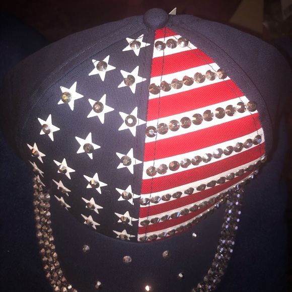 Dazzling patriotic baseball hat! - Picture 3 of 6